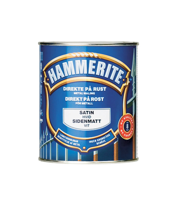 Hammerite sateng hvit 750 ml